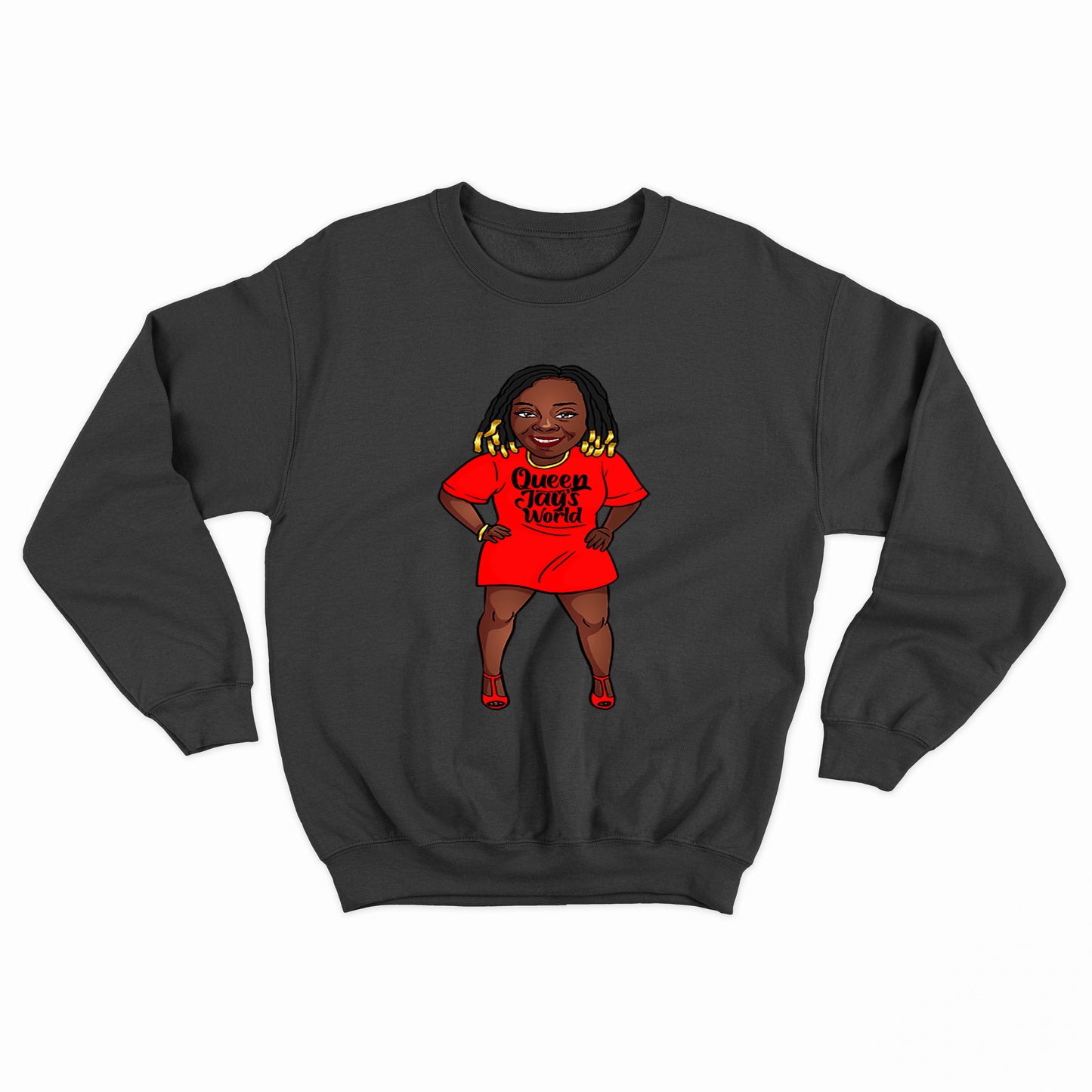 Queen Jay's World Mascot (Crewneck Sweatshirt)